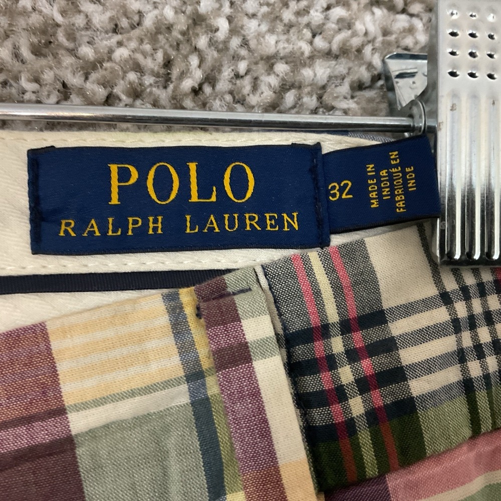 Polo Ralph Lauren Golf Resort Men's Shorts Size 32 Classic Fit Patchwork Plaid - Picture 5 of 10